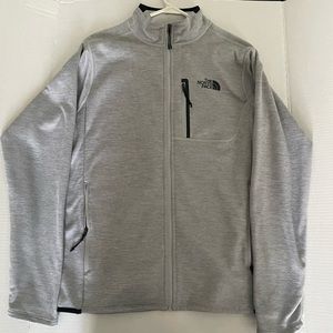 THE NORTH FACE men’s size small grey zip up jacket